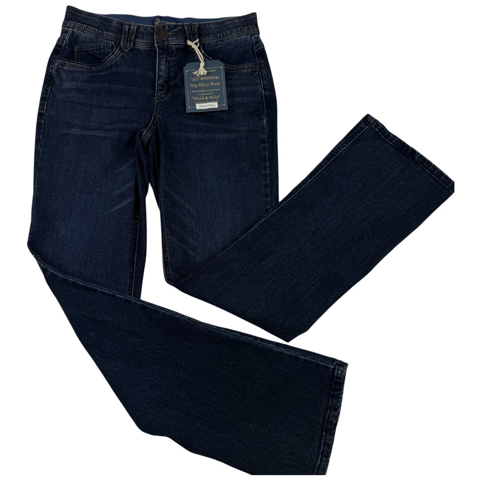 Democracy Ab solution Itty Bitty Boot Jeans Dark Wash Size 6 NWT